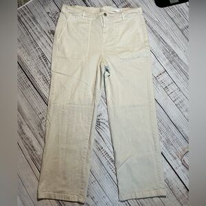 J. Jill High-Rise Wide Leg light khaki pants. Size 18R